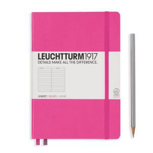 Cover art for Leuchtturm1917 Notebook Medium A5 Hardcover Ruled New Pink