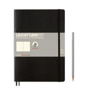 Cover art for Leuchtturm1917 B5 Plain Black Notebook