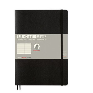 Cover art for Leuchtturm1917 Softcover Compostition Notebook Ruled Black