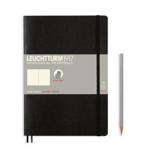 Cover art for Leuchtturm1917 Softcover Composition Notebook Dotted Black