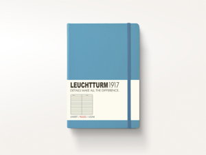 Cover art for Leuchtturm 1917 Medium Ruled Notebook Nordic Blue