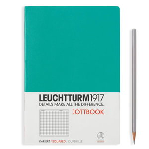 Cover art for Leuchtturm1917 Medium Squared Emerald Jottbook