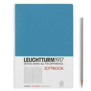 Cover art for Leuchtturm1917 A4 Squared Nordic Blue Jottbook