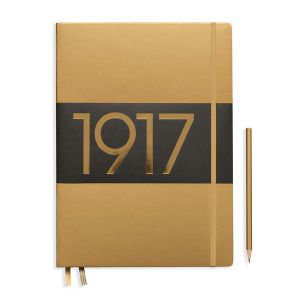 Cover art for Leuchtturm1917 Limited Edt. Metallics Master Slim Gold Blank Notebook