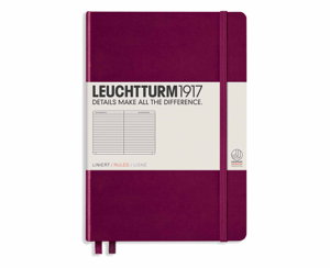 Cover art for Leuchtturm1917 Medium Ruled Hardcover Journal Port Red