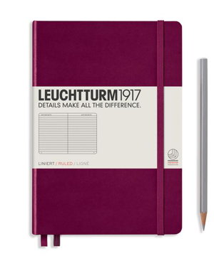 Cover art for Leuchtturm1917 Medium Squared Hardcover Journal Port Red