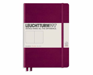 Cover art for Leuchtturm1917 Medium Plain Hardcover Journal Port Red