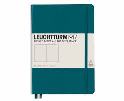 Cover art for Leuchtturm1917 Medium Plain Hardcover Notebook Pacific Green