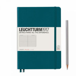 Cover art for Leuchtturm1917 Pocket Hardcover Ruled Notebook Pacific Green