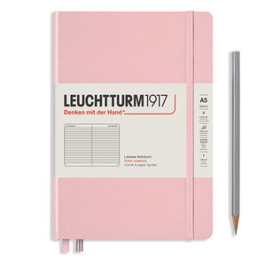 Cover art for Leuchtturm1917 A5 Lined Hardcover Powder Pink
