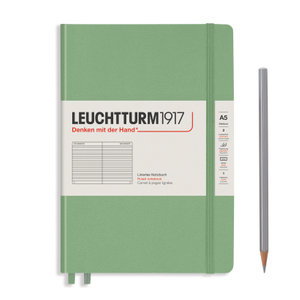 Cover art for Leuchtturm1917 Notebook Medium A5 Ruled Hardcover Sage Green