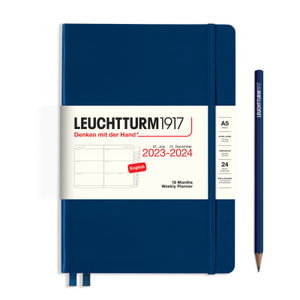 Cover art for Leuchtturm1917 Weekly Planner A5 2024 Navy