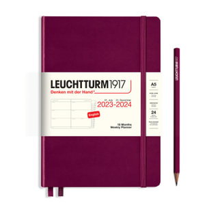 Cover art for Leuchtturm1917 Weekly Planner A5 2024 Port Red
