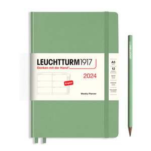 Cover art for Leuchtturm1917 Weekly Planner A5 2024 Sage