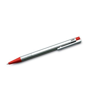 Cover art for LAMY LOGO Ballpoint Pen Stainless Steel and Red