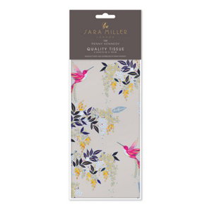 Cover art for Penny Kennedy Grey Hummingbird Tissue Paper Packs
