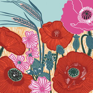 Cover art for Wild Poppies Kate Heiss Single Greeting Card