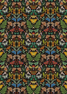 Cover art for The Art File Autumn Butterflies Single Wrapping Sheet