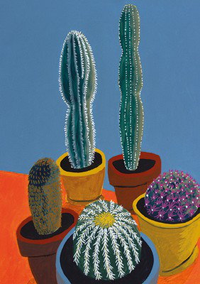 Cover art for Botanicals Cactus Single Greeting Card