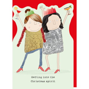 Cover art for Die-Cut Getting into the Christmas Spirit Card