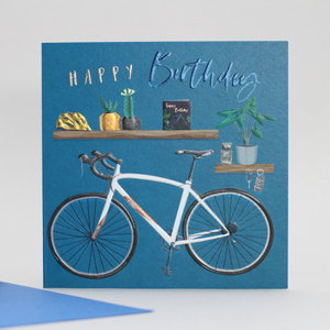 Cover art for Happy Birthday Bicycle Number 78 Single Greeting Card