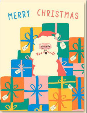Cover art for Santa Presents Single Greeting Card Emma Cooter Draws