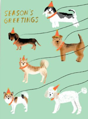 Cover art for Carolyn Suzuki Season's Greetings Dogs Christmas Card Greeting Card