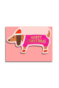 Cover art for Carolyn Suzuki Christmas Sausage Doggie Single Card