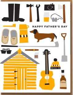 Cover art for Man Stuff Happy Father's Day 1973 Single Greeting Card
