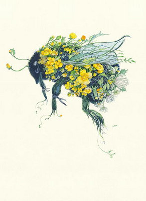 Cover art for DM Collection Bumblebee Single Greeting Card
