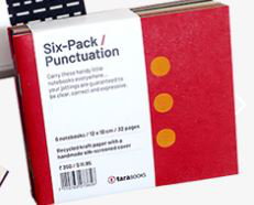 Cover art for Punctuation Notebooks Six Pack