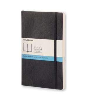 Cover art for Moleskine Classic Dotted Notebook Large Black Soft Cover