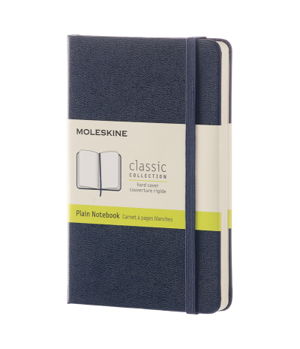 Cover art for Moleskine Classic Plain Notebook Pocket Sapphire Blue Hard Cover