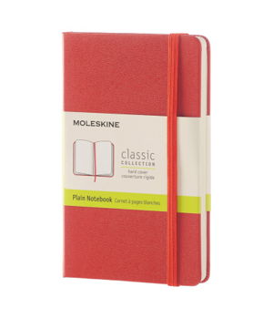 Cover art for Moleskine Classic Plain Notebook Pocket Coral Orange Hard Cover