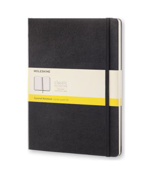 Cover art for Moleskine Classic Squared Notebook Extra Large Black Hard Cover