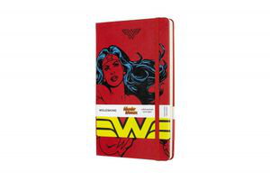 Cover art for Moleskine Limited Edition Wonder Woman Notebook Ruled Large