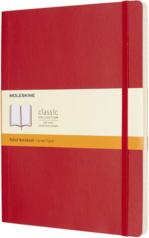 Cover art for Moleskine Notebook Ruled Extra Large Scarlet Red