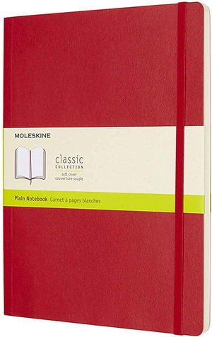 Cover art for Moleskine Notebook Plain Extra Large Scarlet Red