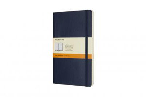 Cover art for Moleskine Notebook Large Ruled Sapphire Blue