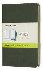 Cover art for Moleskine Cahier Notebook Set of 3 Pocket Plain Green
