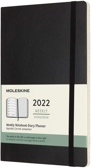 Cover art for Moleskine 2022 Softcover Weekly Notebook Large Black