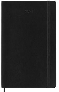 Cover art for Moleskine 2024 12 Month Weekly Diary Softcover Large Black