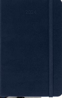 Cover art for Moleskine 2024 12 Month Weekly Diary Hardcover Pocket Sapphire Blue