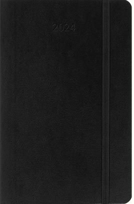 Cover art for Moleskine 2024 12 Month Weekly Diary Softcover Pocket Black