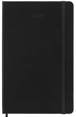 Cover art for Moleskine 2024 12 Month Weekly Horizontal Hardcover