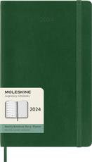 Cover art for Moleskine 2024 12 Month Weekly Diary Softcover Large Myrtle Green