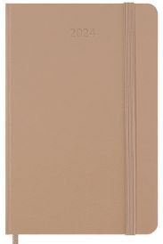 Cover art for Moleskine 2024 12 Month Weekly Diary Hardcover Large Sandy Brown