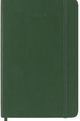 Cover art for Moleskine 2024 12 Month Daily Diary Softcover Pocket Myrtle Green