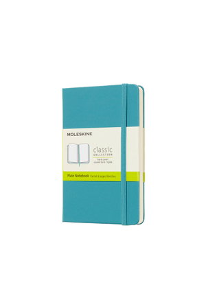 Cover art for Moleskine Classic Hardcover Notebook Plain Pocket Reef Blue