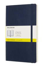 Cover art for Moleskine Classic Soft Cover Squared Notebook Large Sapphire Blue